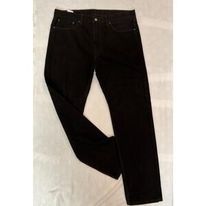Levi's 505 Dark Black Regular Fit Mens Sz 38x34